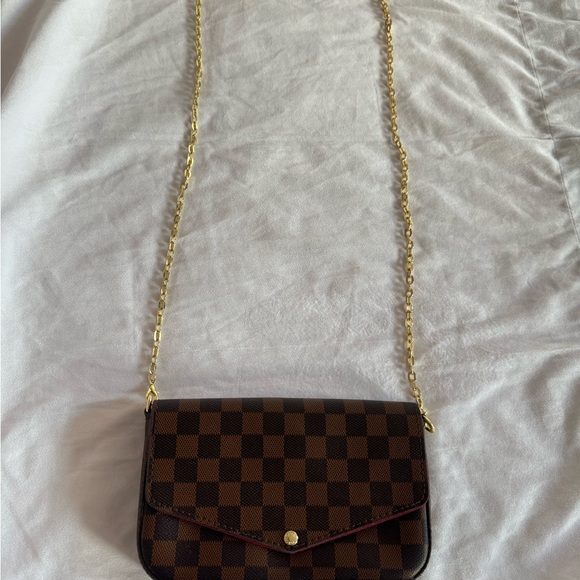 Louis Vuitton pochette Felicie fashion retro checkerboard - Picture 9 of 15